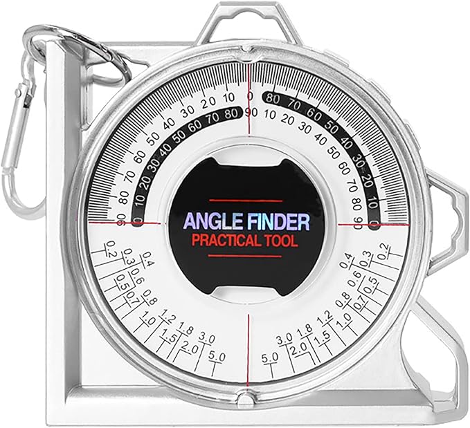 Angle Finder Inclinometer Protractor Magnetic Angle Finder Angle Measuring Tool Tilt Level Meter Slope Locator Angle Measurement Engineering Clinometer Angle Meter Gauge for Household Industrial Use-DeskLoop Office