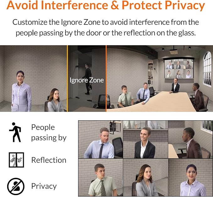 Innex Cube 4K 360 Degree Video Conference Camera with Multiple AI Modes, Dual Omnidirectional Mics, Remote, Plug and Play Conference Room Webcam for Zoom, Microsoft Teams, Open Space, Meeting Room-DeskLoop Office