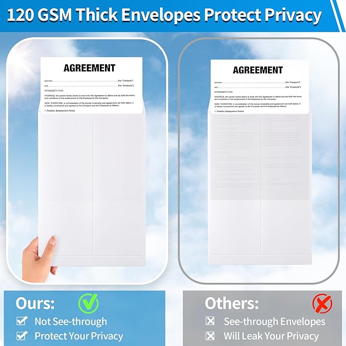 20 Pack Catalog Envelopes Self Seal, 9 x 12 Inches Catalog Mailing Envelopes, White Manila Envelopes for Mailing, Organize, Storage, Home, Office-DeskLoop Office