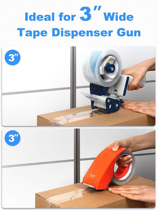 JARLINK Clearer Packing Tape 12 Rolls, Heavy Duty Packaging Tape for Shipping Packaging Moving Sealing, 2.8mil Thicker, 1.88 inches Wide, 60 Yards Per Roll, 720 Total Yards-DeskLoop Office