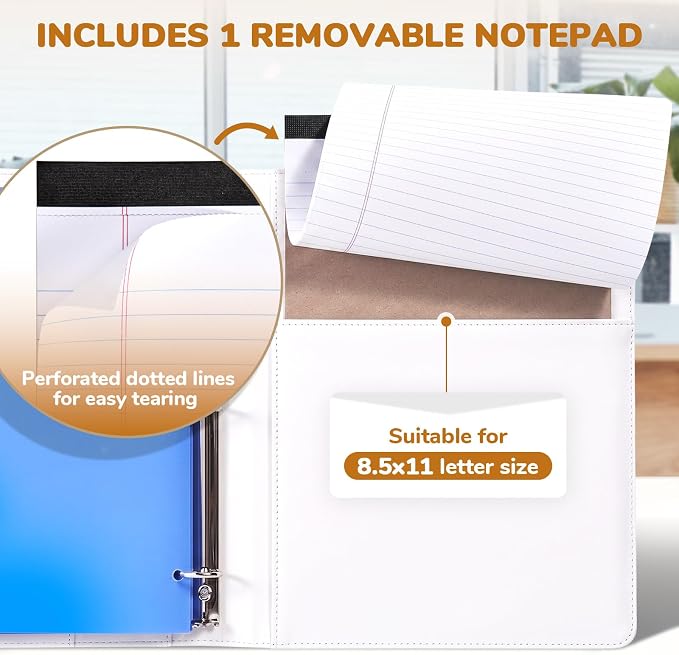 JoyCat 3 Ring Binder Clipboard - Image 8