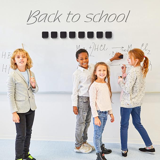 Dry Erase Erasers, IHPUKIDI 48 Pack Magnetic Whiteboard Dry Eraser Chalkboard - Image 6