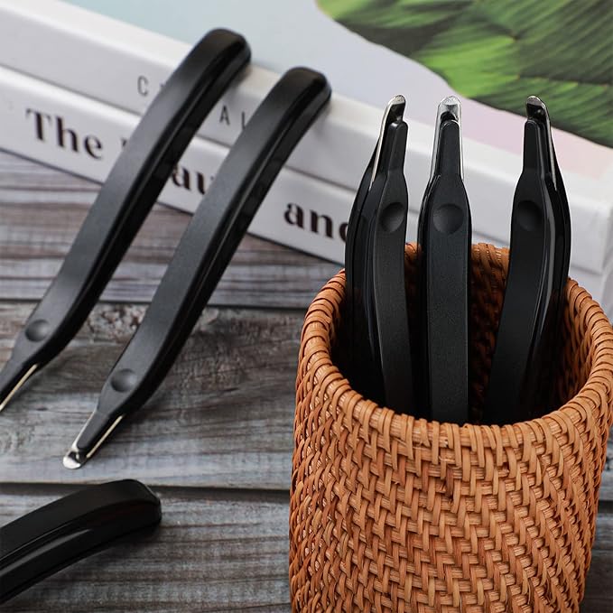 24 Pcs Magnetic Staple Remover Bulk Staple Remover Puller Removing Pen Operation Christmas Tool Gifts Rubberized Office School Gift(Black)-DeskLoop Office