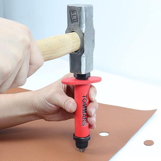 TOMMARS Hollow Punch Kit with Pin Point Punch Shaft Hole Cutter Set Gasket - Image 6