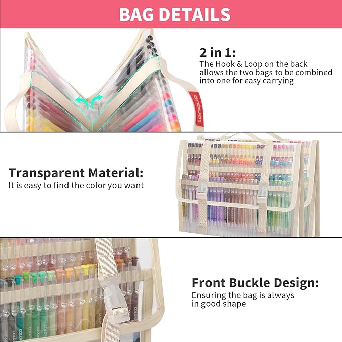 Gel Pens For Coloring, 168 Pack Colored Pens for Black Paper & White Paper, 0.6MM Fine Point Pens for Coloring, Writing, Drawing, Journaling, Note Taking, School, Office, Home-DeskLoop Office