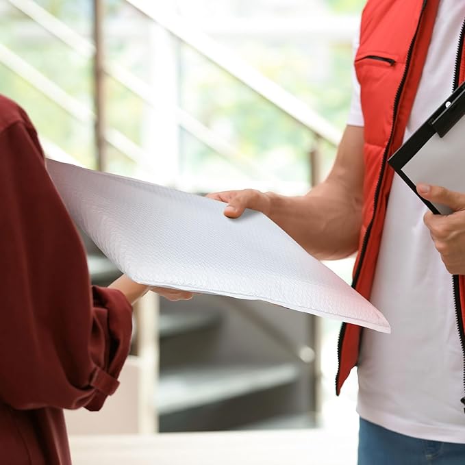 Ireer 10 Pack Extra Large 12 x 16" Bubble Mailers Poly Padded Envelopes Cushioned Mailing Envelopes Bubble Padded Mailers Self Adhesive Waterproof Shipping Bags for Business Christmas Gift Packaging-DeskLoop Office