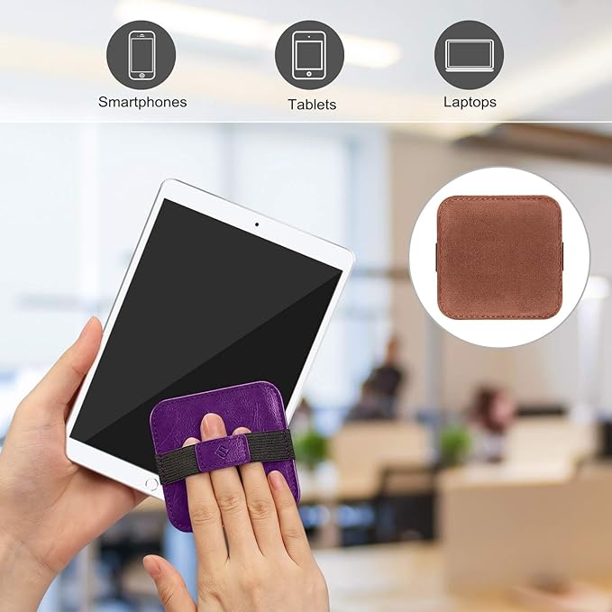 Fintie Screen Cleaning Pad, Soft Cloth Wipes Screen Cleaner with Elastic Strap for iPad, iPhone, MacBook, Tablets, Laptop, 4 Pack-DeskLoop Office