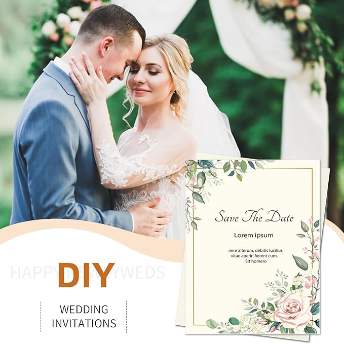 MixTeach 100 Sheets Cream Cardstock 8.5 x 11 Inch Thick Cardstock Paper, 250gsm/92lb Double Sided Cream Card Stock Printer Paper for Cards Making, Crafts, Scrapbook, Invitations, Drawing, Printing-DeskLoop Office