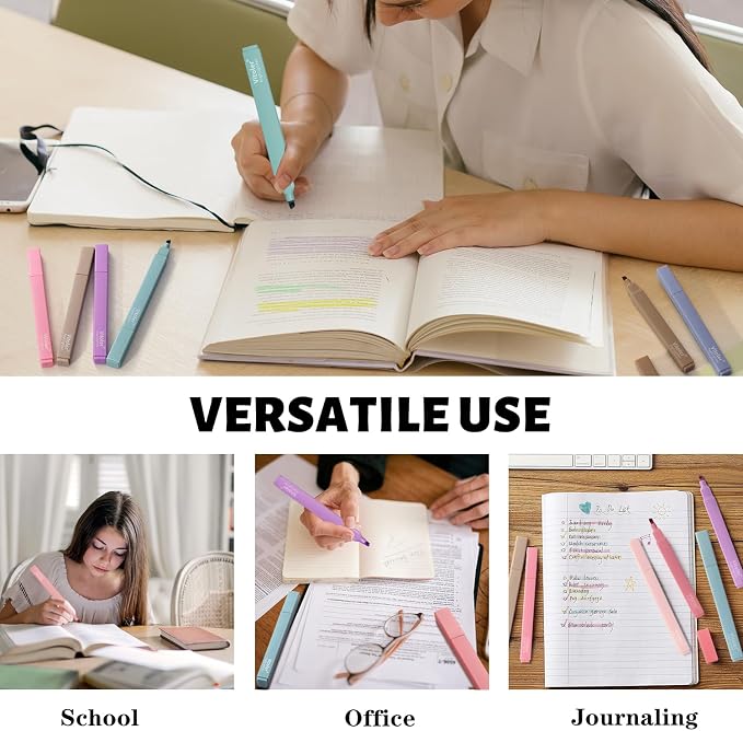 Vitoler Bible Highlighters, Cute Bible Accessories, Chisel Tip 8pcs | No Bleed - Image 7