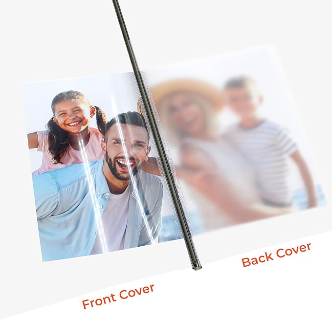 Thermal Binding Clear Covers with Steel Spine –for Thermal Binding Machines – Formerly Unibind – Used in Real Estate, Education and Various Businesses (White, 120 Sheets Max - 60/Box)-DeskLoop Office