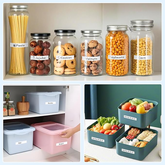 TZe TZ Tape 12mm 0.47 Laminated White Replacement for Brother P Touch TZe-231 TZC-231 P Touch Label Tape Refill Work for Brother P-Touch Label Maker PT-D210 PT-D220 PT-H110 PT-D600 PT-D400, 8m 26.2ft-DeskLoop Office