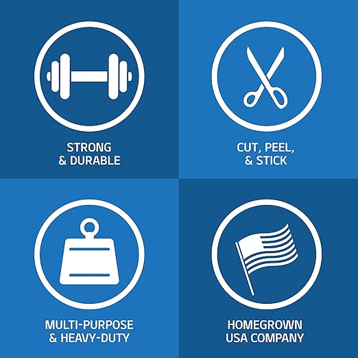 Grizzly Power Clear Packing Tape Refill Rolls for Shipping, Moving, Packaging - True 2 Inch x 65 Yards, 2.8mil Thick, 12 Rolls-DeskLoop Office