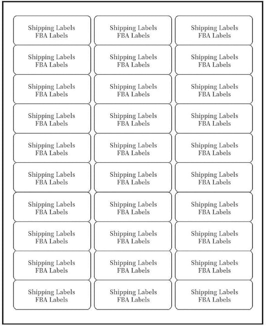 Address Labels for Inkjet Printers 1" x 2-5/8", Pack of 3000 Labels-DeskLoop Office