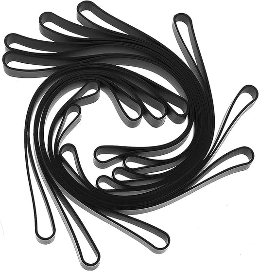 10 Pcs Large Rubber Bands, 8 Inches Heavy Duty Rubber Bands Big Elastics Band for Wrapping Outdoor File Folders Office Home Notebook-DeskLoop Office
