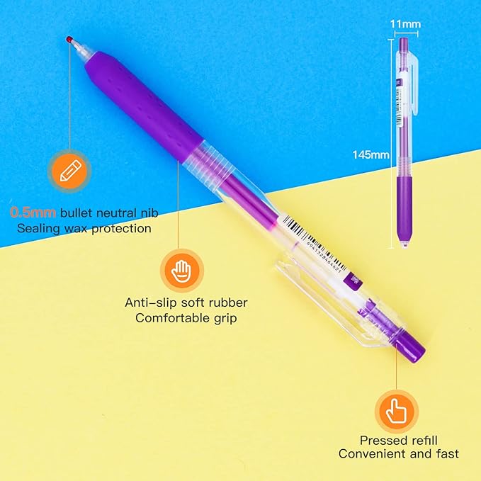 Metallic Colors Journal Planner Pens Colorful 0.5mm Markers Fine Tip Drawing Pen Porous Fineliner Pen for Bullet Journaling Writing Note Taking Coloring Art Office School Supplies (6 metallic colors)-DeskLoop Office