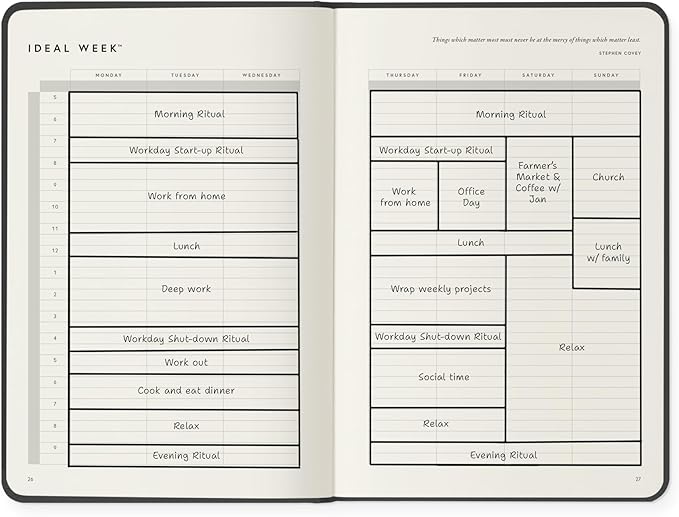 Full Focus Gray Linen Planner by Michael Hyatt - The #1 Daily Planner to Increase Focus, Eliminate Overwhelm, and Achieve Your Biggest Goals - Hardcover-DeskLoop Office