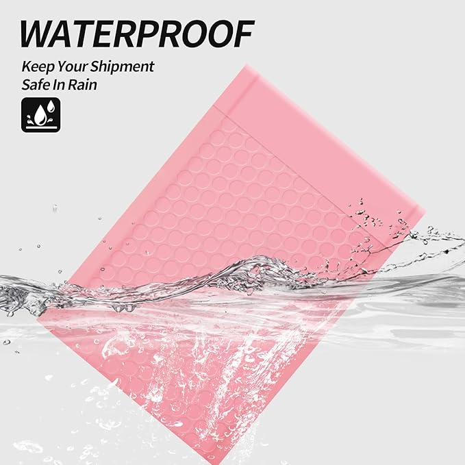 Bubble Mailers 8.5x11inch 40Pack Pink Bubble Mailers Self-Seal Padded Mailing Envelopes Bubble Opaque Padded Mailer for Small Businesses to Package and Mail Jewelry Cosmetics#2-DeskLoop Office