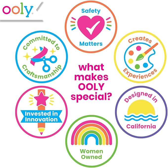 Ooly Yummy Yummy Scented Washable Markers Set of 12 - Scented Markers in 12 Classic Colors, Back to School Supplies-DeskLoop Office