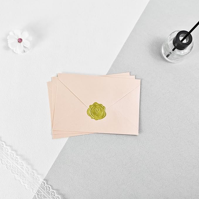 50 PCS 4x6 Pearl Pink Envelopes - Image 6