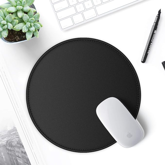 ITNRSIIET Round Mouse Pad with Stitched Edge Premium-Textured Waterproof - Image 7