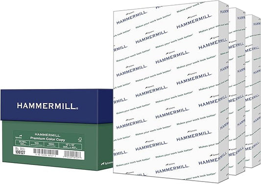 Hammermill Printer Paper, Premium Color 32 lb Copy Paper, 12 x 18 - 3 Ream (1,500 Sheets) - 100 Bright, Made in the USA, 106127C-DeskLoop Office