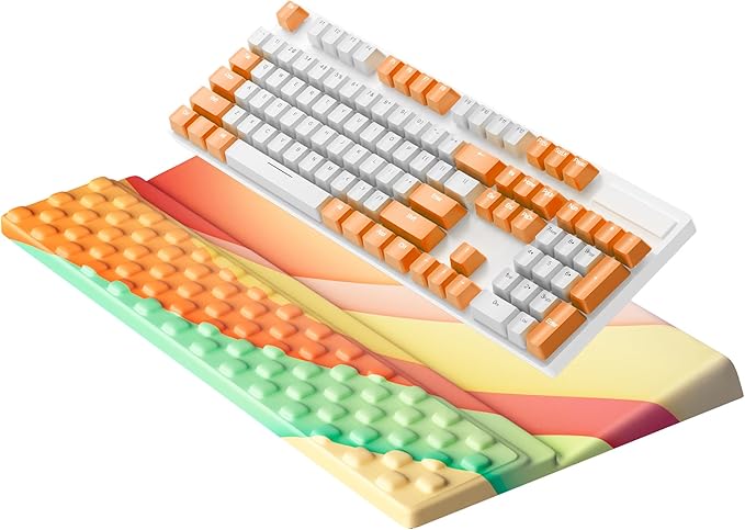 Ospelelf Keyboard Wrist Rest Comfortable Ergonomic Keyboard Stand Riser Holder Pad for Office Home-DeskLoop Office