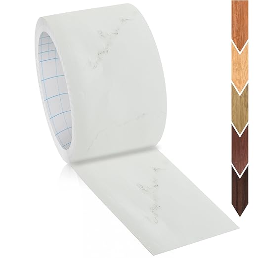 GSCIT Club Wood Grain Repair Tape, 2.4 inch X 250ft Self Adhesive Marble Grain Repair Patch for Tables, Chairs, Baseboards, Doors, Windows, Floors, Handicraft DIY.-DeskLoop Office