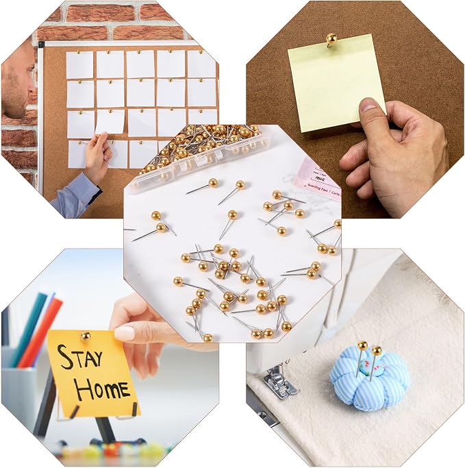 200pcs Map Push Pins, Map Tacks Round Head Map Pins - Image 7