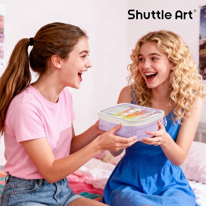 Shuttle Art Colored Pens, 72 Vibrant Colors Cute Journal Pens 0.6mm Fine Point - Image 9