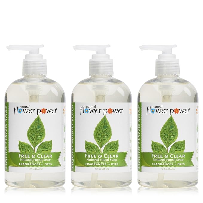 Liquid Hand Soap – Plant-Derived and Bio-Based Formula – Sulfate-Free, pH-Balanced, Vegan – 3 Pack - Free & Clear Unscented – 3 x 12 oz-DeskLoop Office