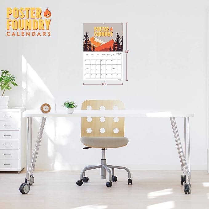 Las Vegas Calendar 2025 Monthly Wall Calender 12 Month | American Made In The USA