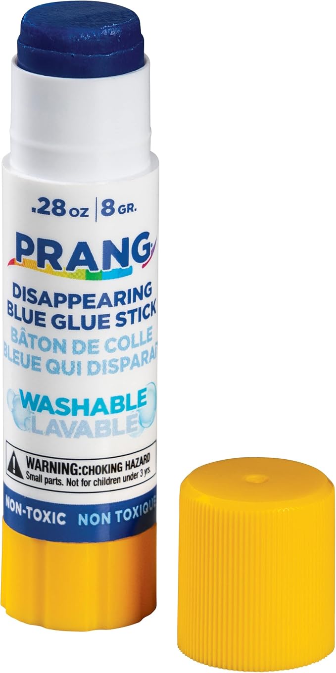Prang Washable Glue Stick, Blue.28 Oz, 1 Count-DeskLoop Office