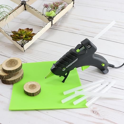 Surebonder DT-100 Mini Size Hot Glue Sticks for Mini Glue Guns 0.27 in. Diameter, 4 in. Length - All Purpose, All Temperature - Great for DIY, Arts, and Crafting - 100 Pack, Clear-DeskLoop Office