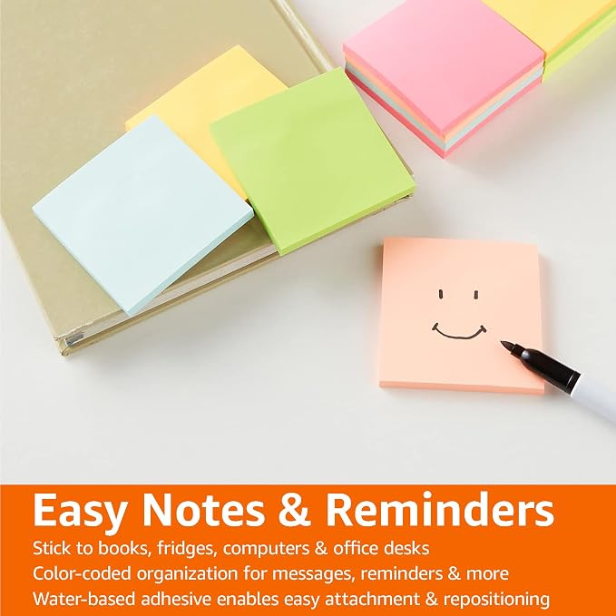 Amazon Basics Square Sticky Notes - Image 7