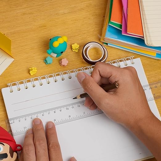 30 Packs Clear Plastic Ruler 12 Inch with Centimeter and Millimeter, Metric Rulers Bulk for Kids Classroom School Office-DeskLoop Office