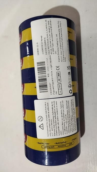 4 Rolls Painters Tape Blue Painters Tape 2 Inch Wide, Multi-Surface Masking Tape Bulk, 1.89 in x 220 Yd Total Blue Tape for Wall Painting Home Improvement DIY Crafts-DeskLoop Office