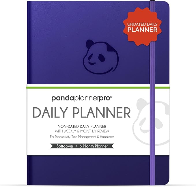 Panda Planner Pro A4 Daily Planner 2026, weekly & monthly layouts, habit tracker - Image 8