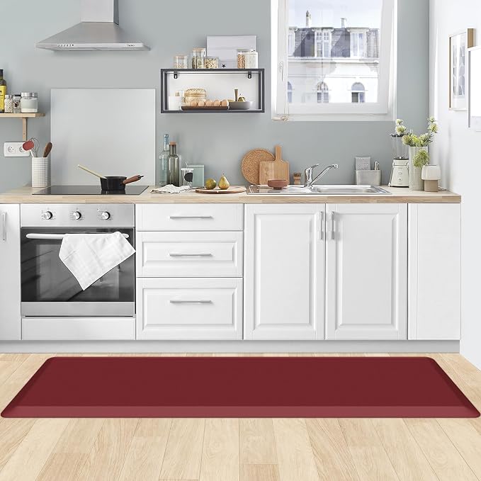 KitchenClouds Kitchen Mat Cushioned Anti Fatigue Kitchen Rug 0.8inch Water - Image 7