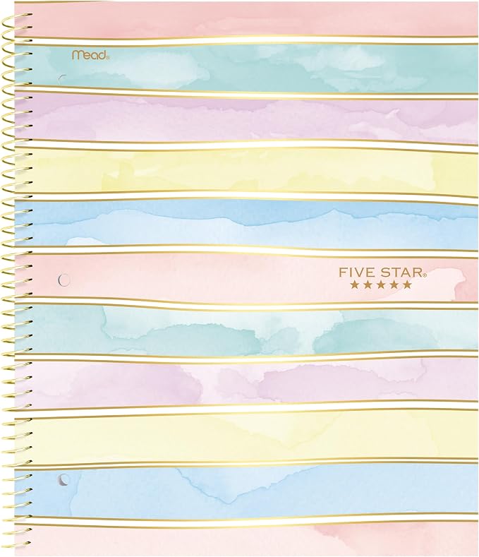 Five Star Spiral Notebook + Study App, 1 Subject, Wide Ruled, 80 Sheets - Image 9