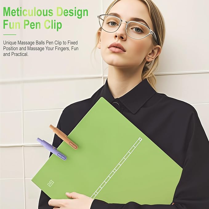 8Pcs Gel Pens with Black Ink, Fine Point Smooth Writing Pens, Quick-dry Gel Retractable Pens for Journaling Note Taking, Cute Office School Supplies for Adults Kids (0.7mm, Gradient)-DeskLoop Office