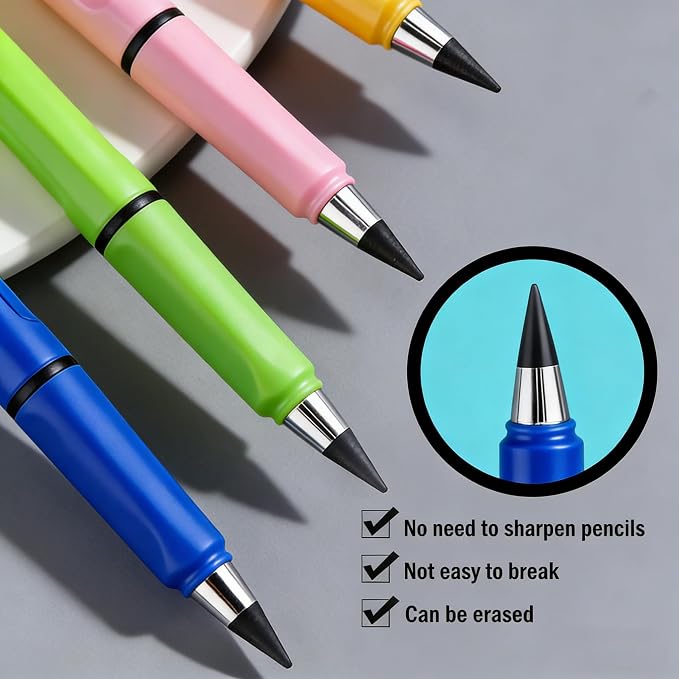 6 Sets Everlasting Pencil, Infinity Pencils, NO-Sharpening Pen - Image 7