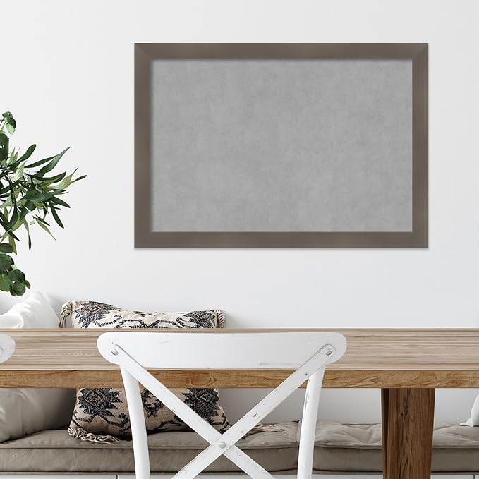 Amanti Art Grey Framed Magnetic Board 18x26 Medium Vision Board - Image 5
