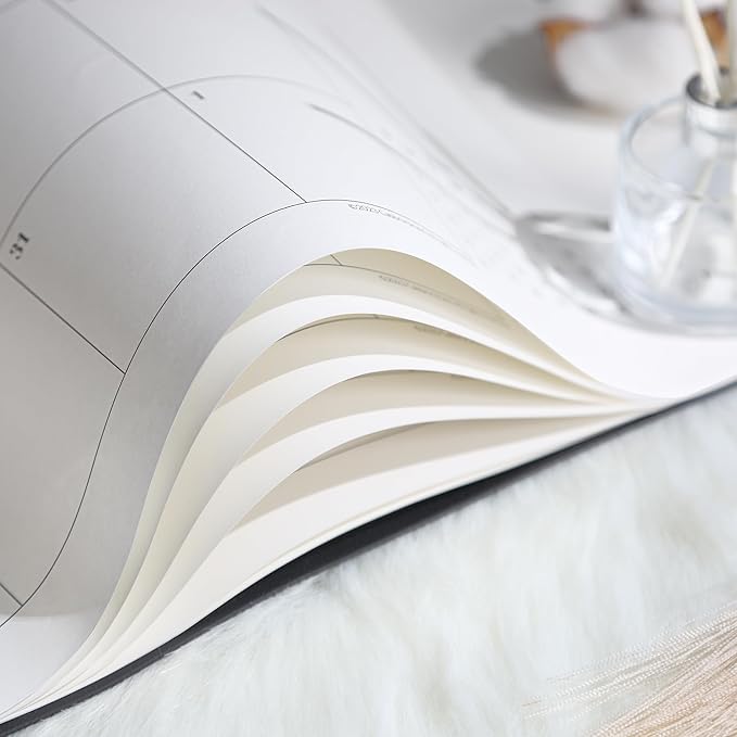 Simplified Desk Calendar 2025-2026 with Desktop Mat, Cabbrix Large Desk Pad Calendar 21" x 16-1/2" Covering July 2025 to June 2026, Desk Blotter Calendar 2025 for Home School and Office (Black)-DeskLoop Office