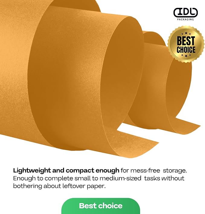 Orange Kraft Paper Roll 36" x 1200" - Image 7