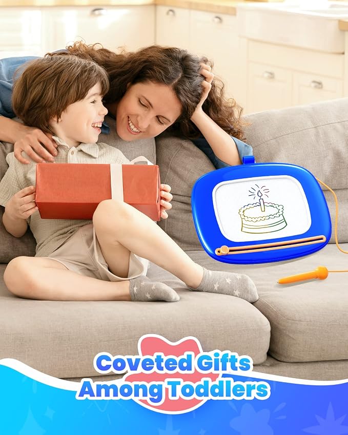 Seimome Toddlers Toys Ages 1-3, Magnetic Drawing Board, Doodle Board Pad - Image 7