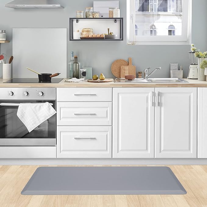 KitchenClouds Kitchen Mat Cushioned Anti Fatigue Kitchen Rug 17.3"x39" Water - Image 7