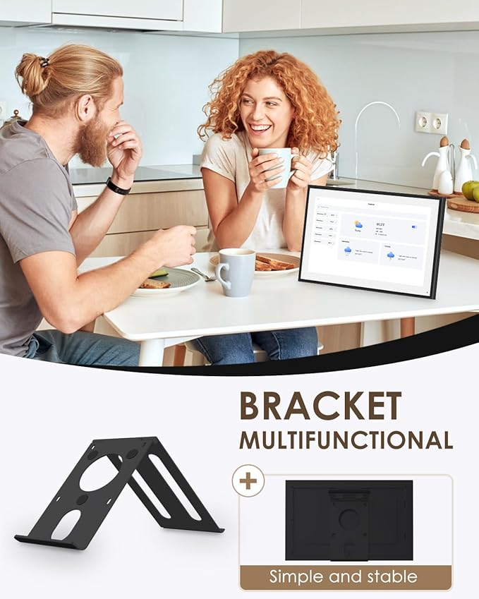 21.5 Inch Digital Calendar, WiFi Smart Electronic Calendar & Chore Chart, 1920 * 1080 IPS Touch Screen HD Display for Family Schedules, Streamline Household Organization, Wall Mount Included-DeskLoop Office