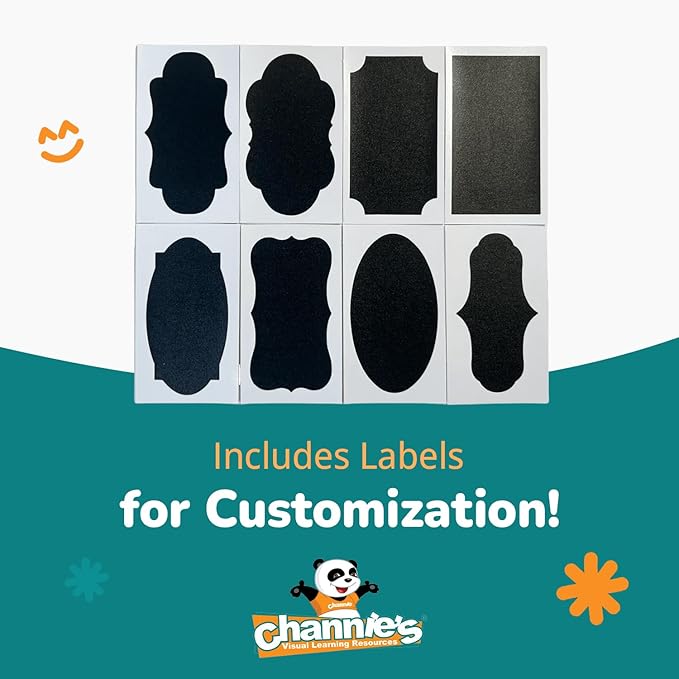 Channie's Liquid Chalk Markers, 24 Vibrant Colors, Dual-Tip Reversible Chisel & Round Tips, Works on Chalkboards, Glass, Mirrors & More, Easy to Wipe Off, Includes Labels & Tweezers-DeskLoop Office