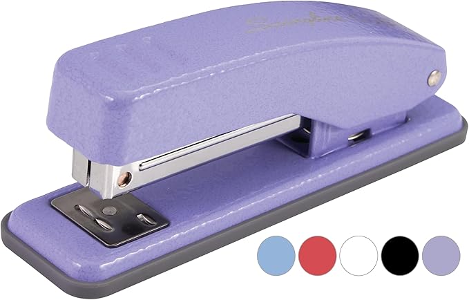 Swingline Stapler, Cub Compact Desktop Stapler, 20 Sheet Capacity, Metal, Periwinkle Purple (S701071)-DeskLoop Office