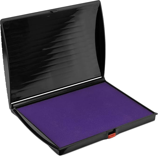 Large Premium Purple Ink Stamp Pad - 5" by 7" - Quality Felt Pad-DeskLoop Office